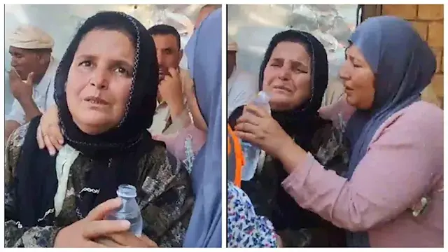 صرخات وذهول.. انهيار أهالي ضحايا حادث الإسماعيلية أمام مستشفى القصاصين