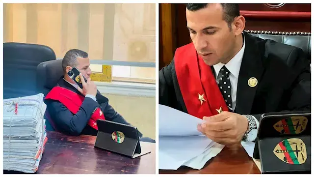 "الوشاح فضحه".. خطأ أثار الشكوك حول صفة القاضي المزيف في فيديوهات المحكمة