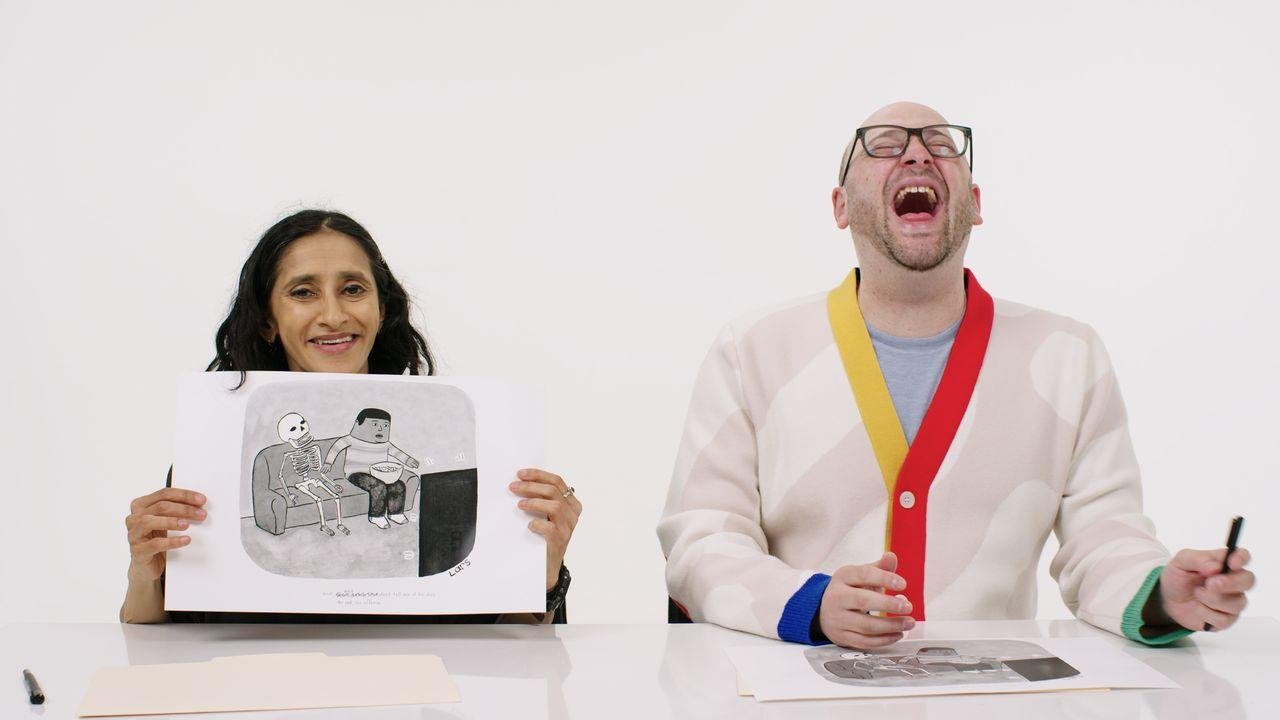 Aparna Nancherla and Josh Gondelman Enter the Cartoon Caption Contest