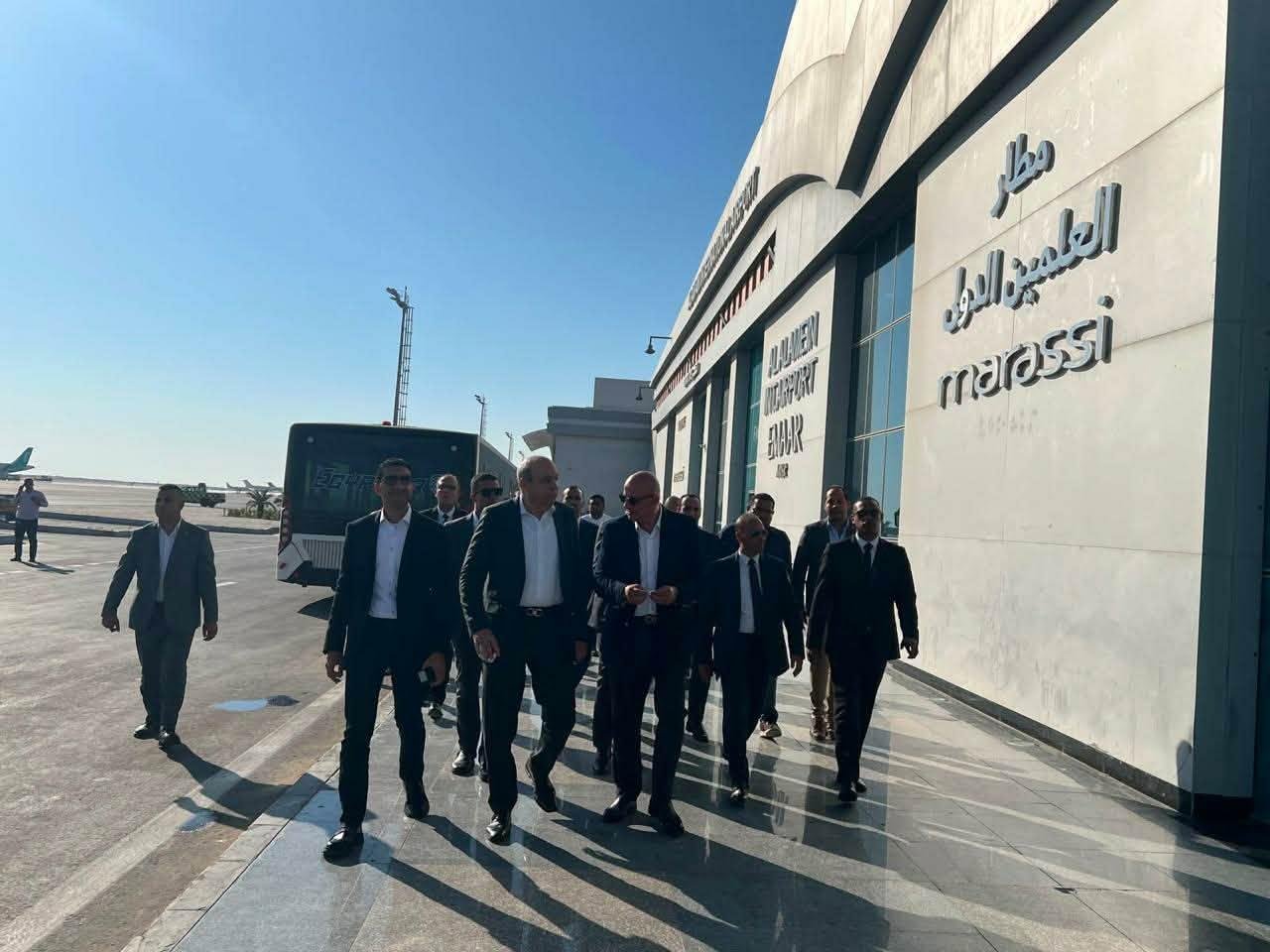 وزير الطيران يتابع الاستعدادات النهائية بمطار العلمين لاستقبال المعرض الدولي للطيران والفضاء