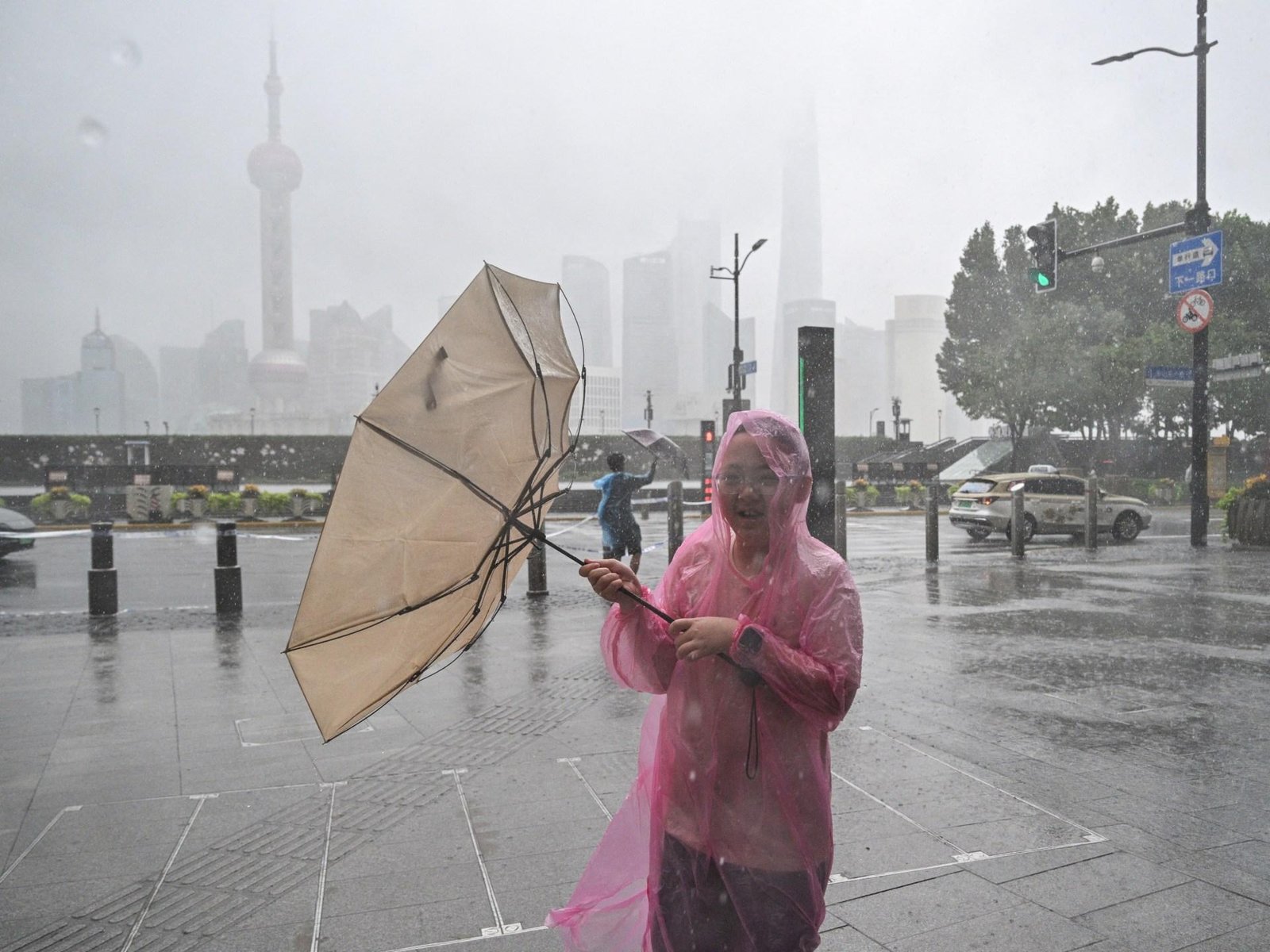 Powerful Typhoon Dolphin hits China, prompting flood and landslide warnings