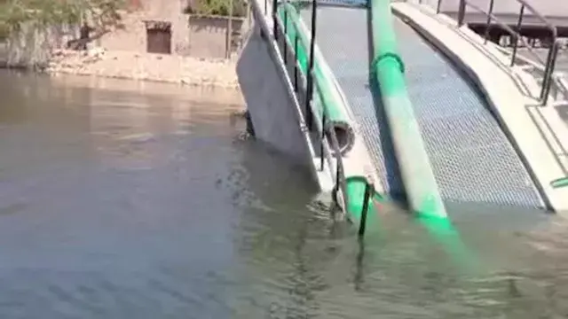 انهيار كوبري محطة الفقاعي ببني سويف.. والشركة ترد ببيان رسمي