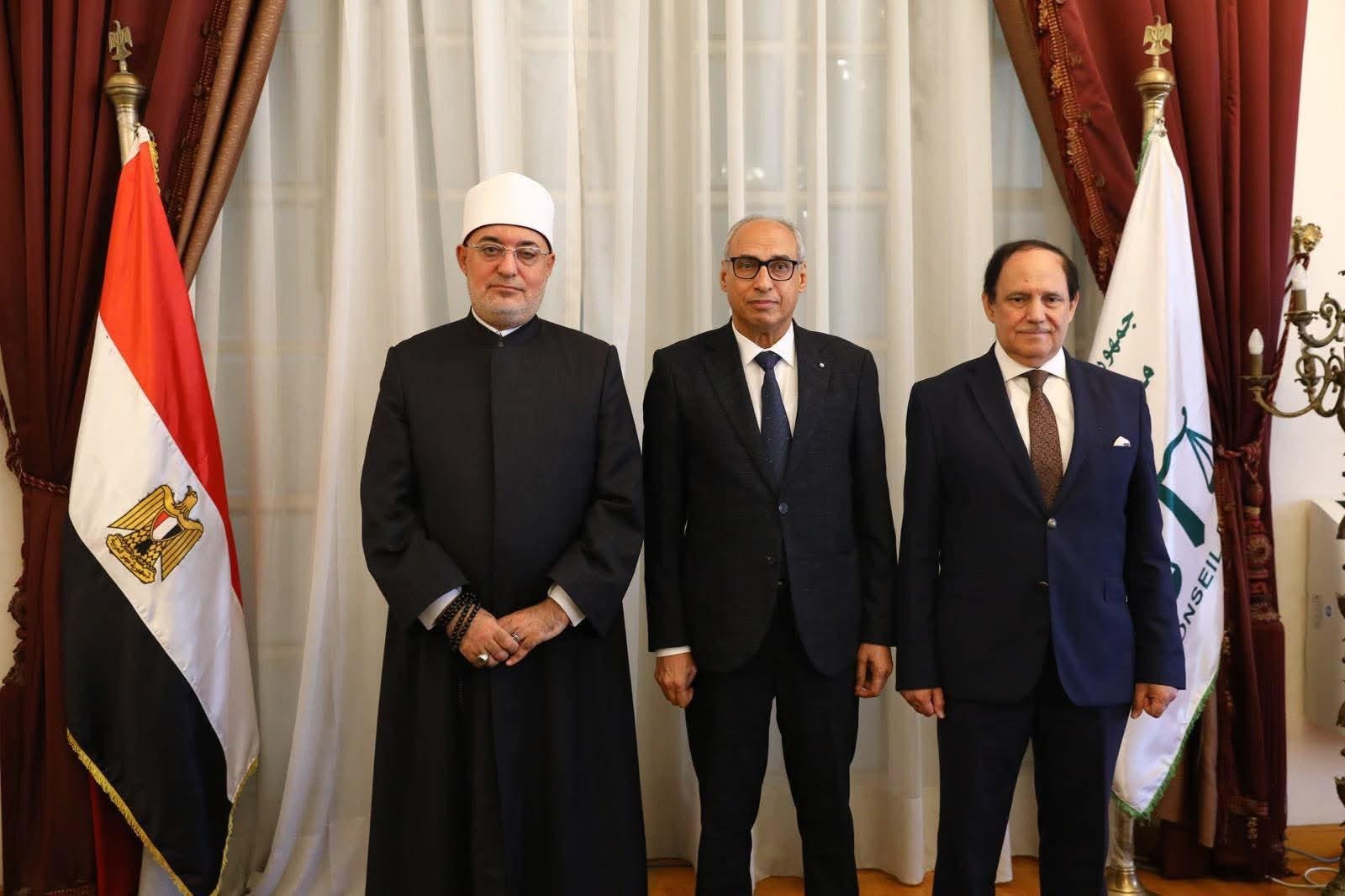 مفتي الجمهورية: مجلس الدولة أحد الأعمدة الراسخة للمنظومة القضائية المصرية