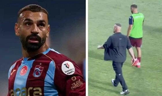 «ليس حارسًا شخصيًا».. من هو الرجل الضخم الذي يرافق محمد صلاح في طرابزون؟
