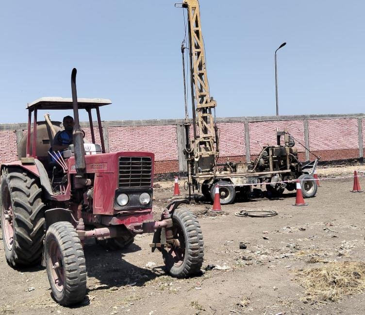 وزيرة التنمية المحلية والبيئة تتابع بدء تنفيذ أعمال أبحاث التربة بموقع إنشاء مصنع تدوير المخلفات بالغربية