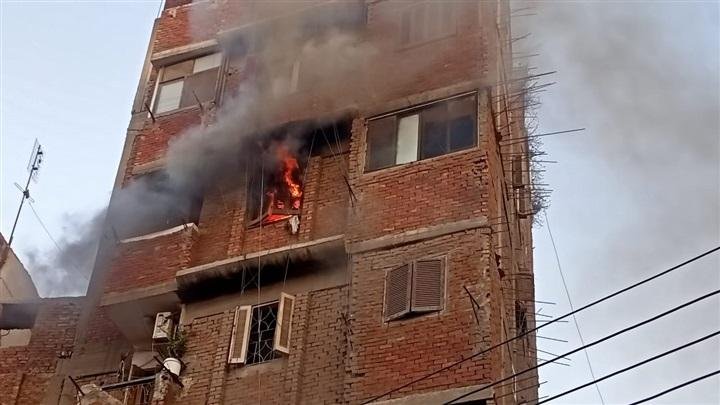 إخماد حريق شقة سكنية دون إصابات في بولاق الدكرور