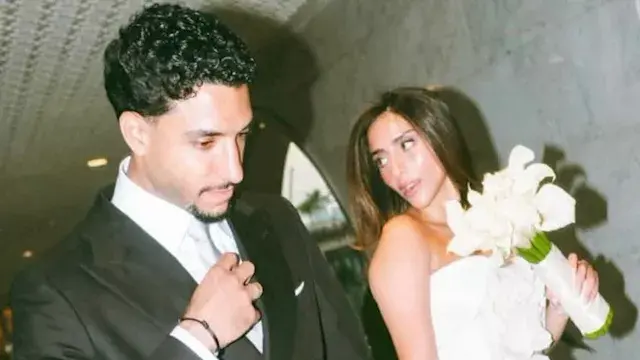 4 صور جديدة من حفل زفاف عمر مرموش في إيطاليا