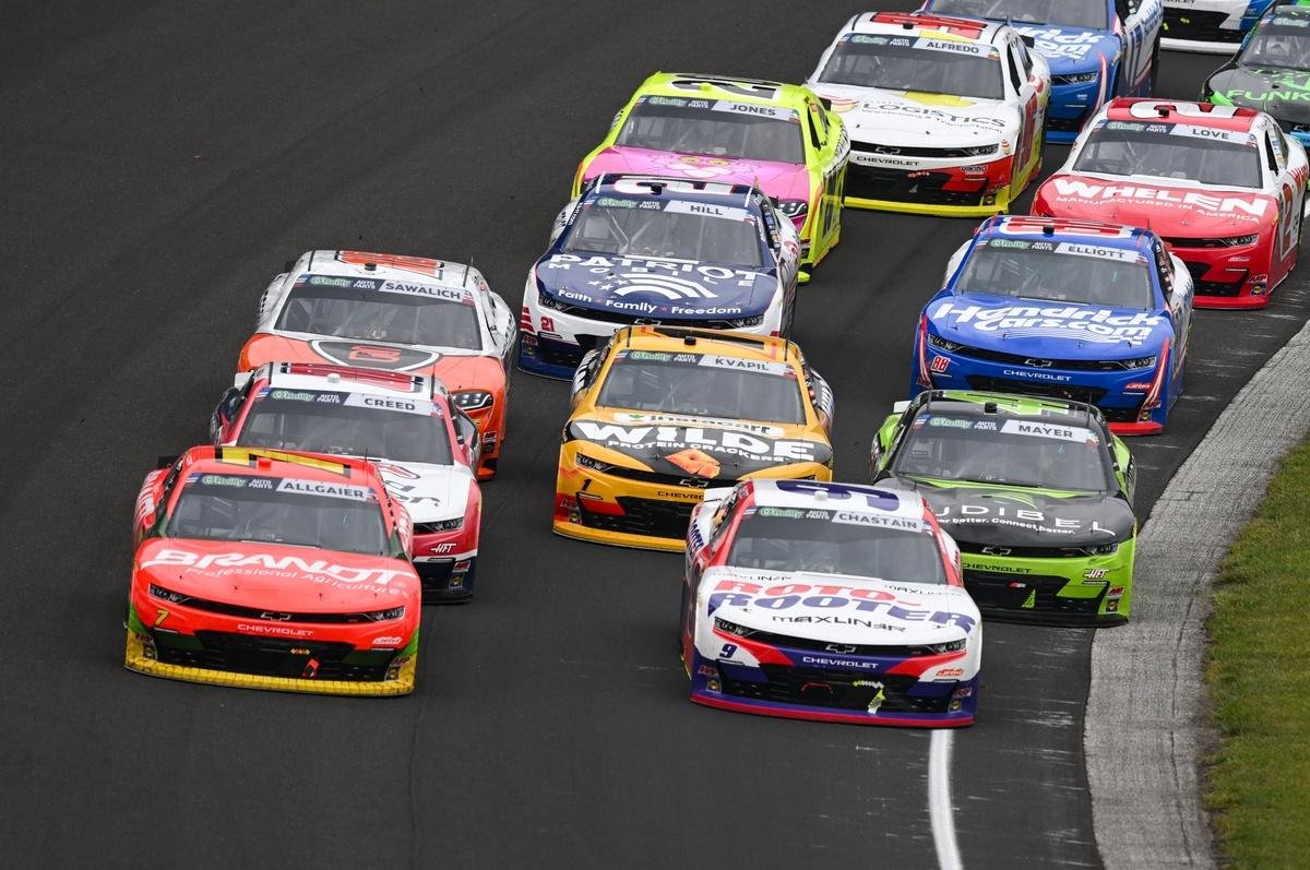 Every 1-2-3-4 finish in NASCAR history